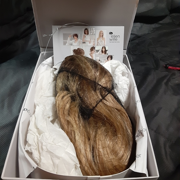Real human hair wig